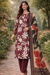 3Pc Printed Suit | High Quality Lawn